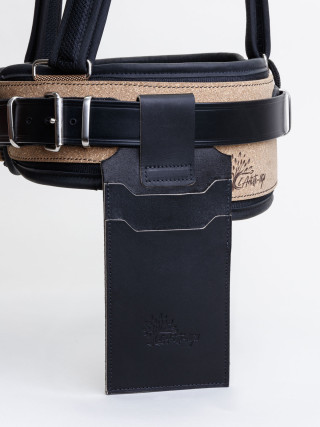 Étui en cuir pour ciseaux à bois, fausse équerre, équerre combinée, arrache clous