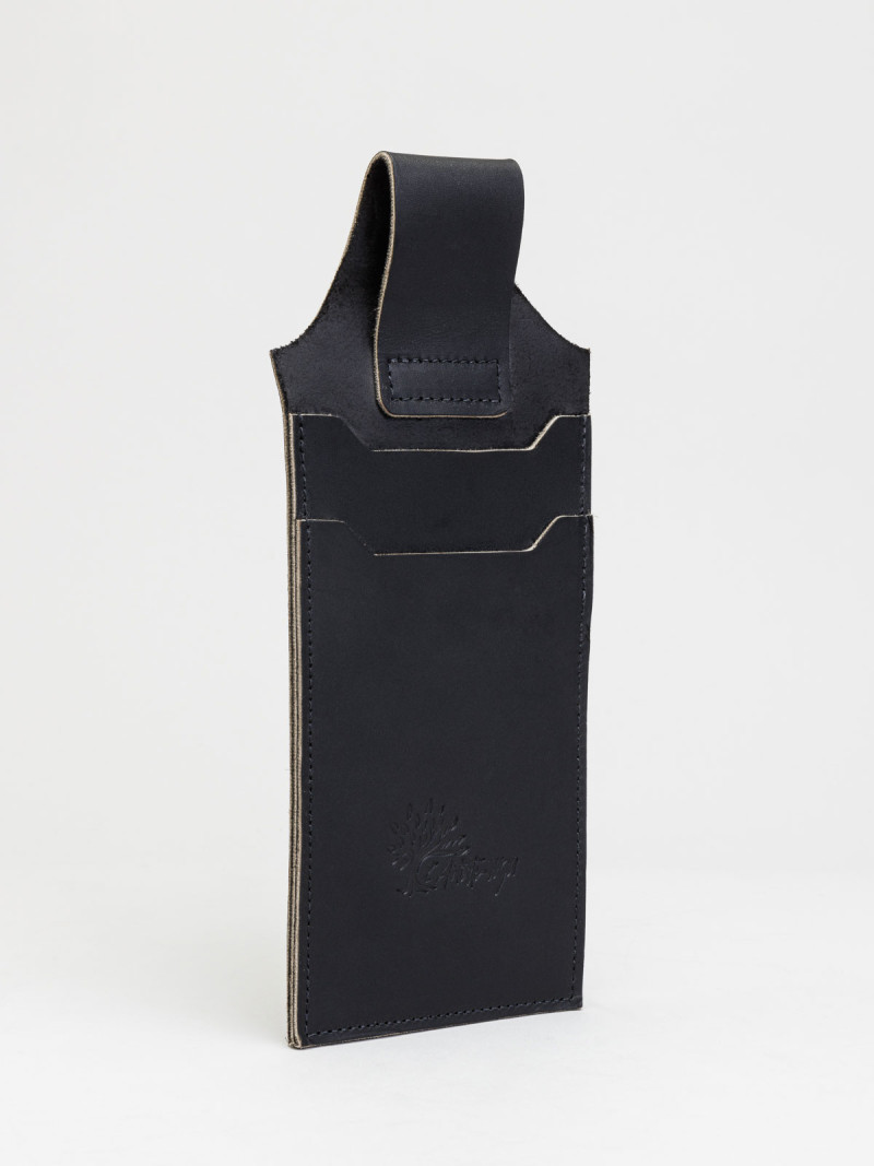 Étui en cuir pour ciseaux à bois, fausse équerre, équerre combinée, arrache clous