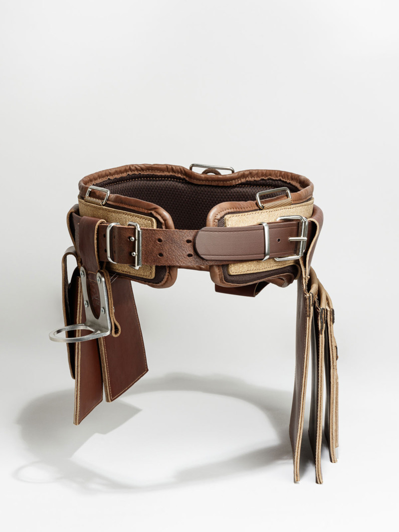 Ceinture porte outils en cuir
