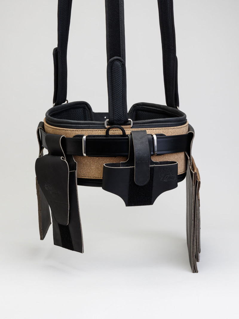 Ceinture porte outils en cuir