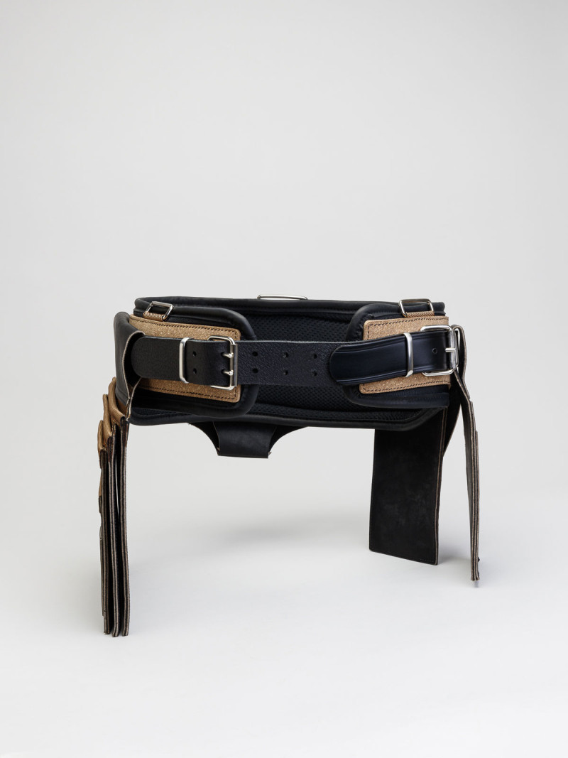 Ceinture porte outils en cuir
