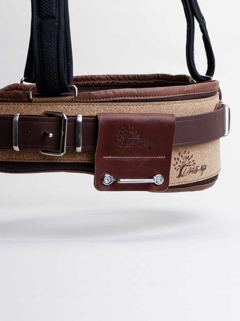 Porte outils portatif en métal & cuir