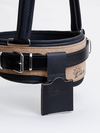 Porte équerre en cuir