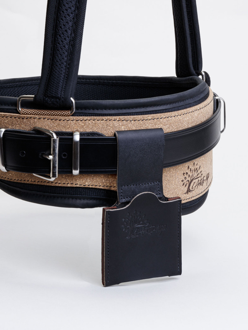 Porte équerre en cuir