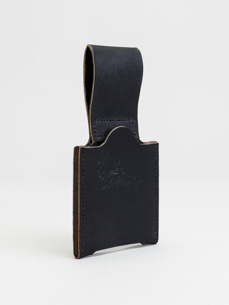 Porte équerre en cuir